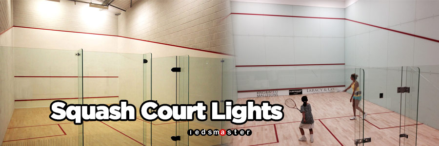 led squash court lamps