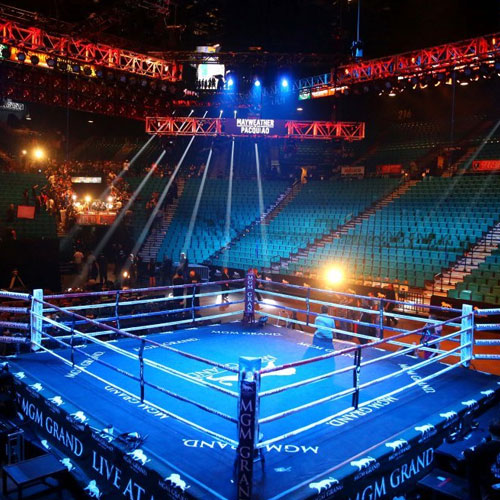 LED lighting for boxing rings