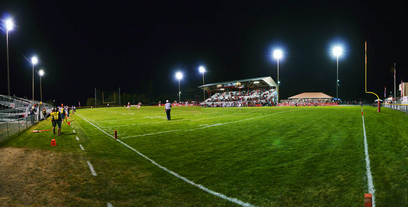 LED-lighting-for-high-school-and-college-football-stadium