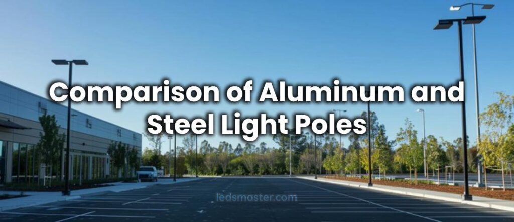 Comparison of Aluminum and Steel Light Poles