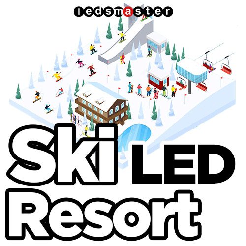 ski resort lighting