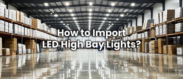 how to import led high bay lights