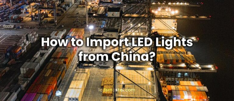 how to import led lights from china