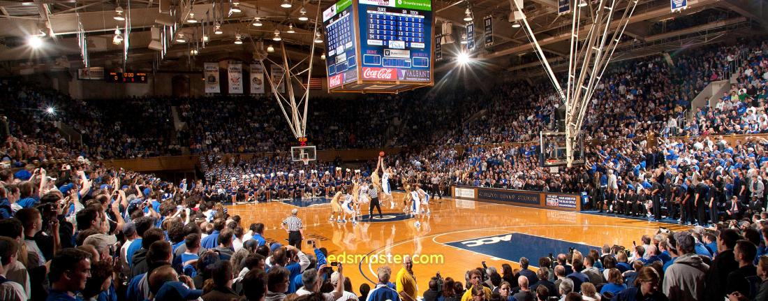 use of LED floodlights in basketball facility